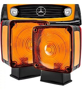 LANTERNA DIANTEIRA DIREITA E ESQUERDA MERCEDES BENZ 1113 1313 1513