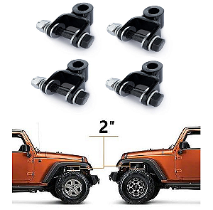 PROLONGADOR AMORTECEDOR PARA JEEP WRANGLER 2 POLEGADAS JOGO 4 UN