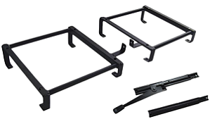 BASE UNIVERSAL QUADRADA + TRILHOS PARA BANCO SAN MARINO RACE