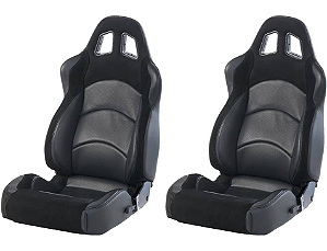 BANCO RALLYE DESIGN STRADALE TROLLER EM TECIDO / COURVIN (PAR)