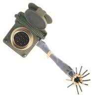 TOMADA NATO DE 12 FUROS (FÊMEA) PARA JEEP MILITAR M38A1