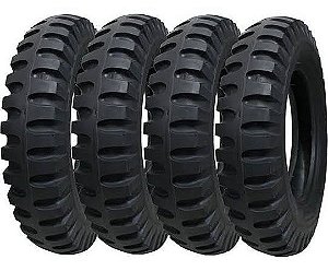 Jogo Pneu Original Jeep Willys CJ5 600-16 Pirelli Anteo MT06 4 Un