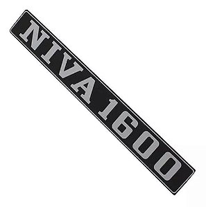 Emblema Plaqueta Porta Mala Tampa Traseira Lada Niva 1600