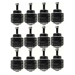 Kit Calço Coxim De Carroceria De Santoprene 1,5" Jeep Ford / Willys CJ2A CJ3A CJ3B CJ5