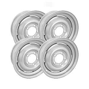 JOGO DE RODA ORIGINAL JEEP M38 16X4,5 (4un)