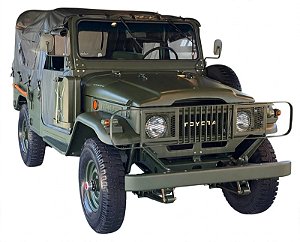 Capota Militar Toyota Bandeirante Xingu Lona PVC Dupla Face