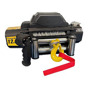 Guincho Elétrico IP68 12v 12000 Libras 5443 Kg  ã Prova D'água c/ Cabo de Aço