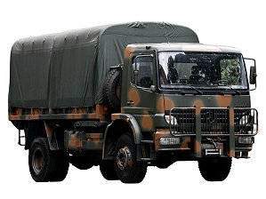 CAPOTA MILITAR CAMINHÃO MERCEDES BENZ 1725 – ATEGO  MODELO