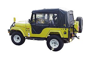 CAPOTA CONVERSÍVEL JEEP WILLYS / FORD CJ5 PRETA