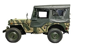 CAPOTA JEEP MILITAR FIXA DUPLA FACE VERDE FLORESTA