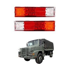 LANTERNA TRASEIRA LED CAMINHÃO MILITAR MB 1113 1513 1618 1620 - 90W 12/24V - PAR