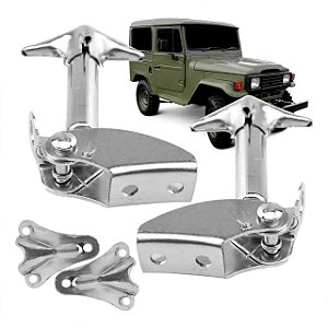Kit Trava Fechadura Externa Do Capo Toyota Bandeirante 1985 A 2001