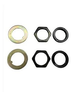 Kit Porcas E Arruelas trava Manga De Eixo Jeep Rural F75 Ford Willys 4x4