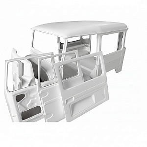 KIT CARROCERIA COMPLETO TOYOTA BANDEIRANTE CURTA BRANCA