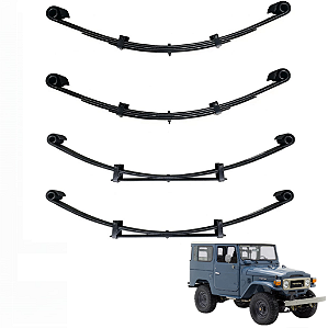 Feixe De Mola Dianteiro e Traseiro Toyota Bandeirante 1982 A 1994 Jeep Fechado