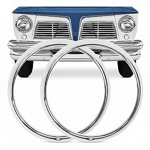 ARO CROMADO DO FAROL RURAL F75 FORD / WILLYS