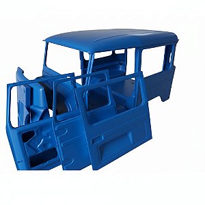 KIT CARROCERIA COMPLETO TOYOTA BANDEIRANTE CURTA AZUL