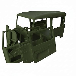 KIT CARROCERIA COMPLETO TOYOTA BANDEIRANTE CURTA VERDE OLIVA