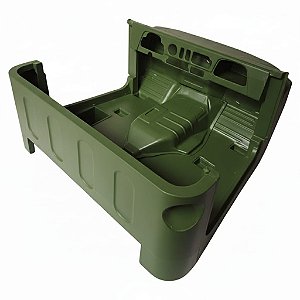 Caixote Toyota Bandeirante Pick-up Cabine Simples - Fibra Reforçada