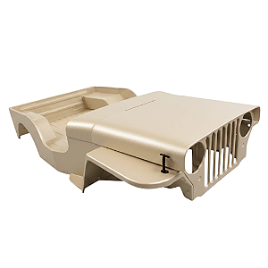 Carroceria em Fibra para Jeep Willys CJ2A - Bege