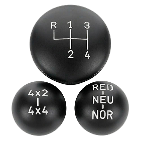 JOGO DE BOLA DE CÂMBIO 4 M CLARK 4X4 E RED PRETA JEEP RURAL F75 - WILLYS