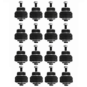 Kit Calço Coxim De Carroceria De Santoprene 1" Rural F75 Willys / Ford