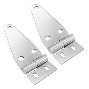 Dobradiça Do Capô Cromada Jeep Willys / Ford Cj5 E Cj6 (1955 a1983)