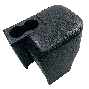 Console Apoio de Braço Troller T4 2015 a 2021 Couro Preto