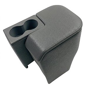 Console Apoio de Braço Troller T4 2015 a 2021 Couro Cinza