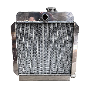 RADIADOR EM ALUMINIO POLIDO JEEP WILLYS 4CC OHC 2.3