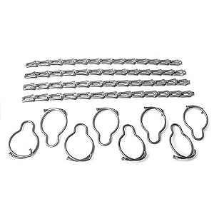 Kit de Correntes do Parafuso de Travamento da Capota - Jeep Willys MB (M.V. Spares)