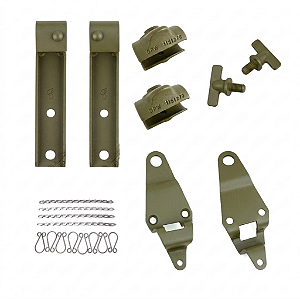 SUPORTE DO CAJADO JEEP FORD GPW - KIT