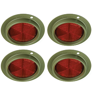 Refletor Militar Willys MB / Ford GPW Tiger -EY (kit 4 unidades)