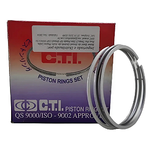 Jogo De Aneis 06 Cil. +0,50 Willys Jeep Rural F75 Aero / Maverick Ford Willys 1966...