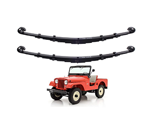 Feixe de Mola Traseira Jeep CJ5 Ford Willys (1955 a 1983) Par