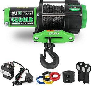Guincho Elétrico 4500 lbs (2.041 kg) – Performance Off-Road Extrema - À Prova D'água (IP67)