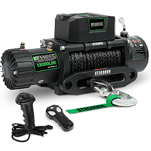 Guincho Elétrico 12V 5.900 kg (13.000 lbs) - À Prova D'água (IP67)