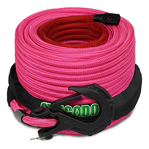 Cabo de Guincho Sintético Dyneema Premium 3/8 x 26 m - 11.300 kg (Rosa)