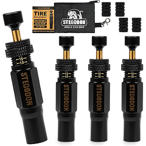 STEGODON Kit de Válvulas Deflatoras de Pneu (10-30 PSI)