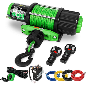 Guincho Elétrico 5500 lbs 12V – Força e Segurança para Off-Road