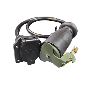 Cabo Adaptador Militar 12-Pinos para Reboque Civil 7-Lâminas (Padrão Defender 110 Exmod Tithonus OTAN)
