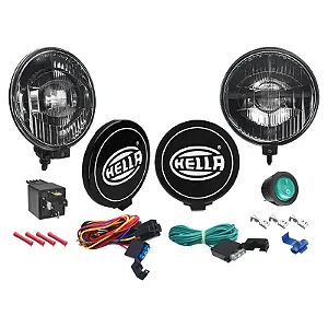 Kit de Faróis de Milha HELLA Série 500 Black Magic (005750991)