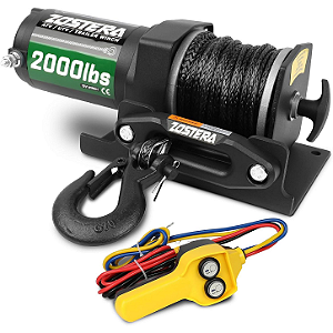 Guincho Elétrico 12V 907 kg (2000 lbs) com Cabo Sintético – Potência e Versatilidade para ATV e Trailers