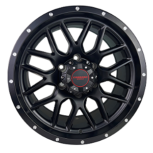 Jogo Roda Esportiva Carraro Austin Black Milling Aro 17x9 (Furação 6x139,7) ET0