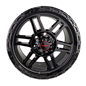 Jogo de Rodas Carraro Houston Black - Aro 17x9 (6x139,7) ET0