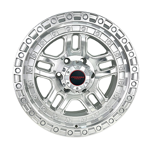 Jogo de Roda Carraro Prescott Silver Aro 17x9 (Furação 6x139,7 - ET 12)