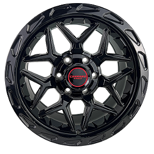 Jogo de Rodas Carraro Nashville Black Aro 17x9 6x139,7 ET0 (4 Unidades)