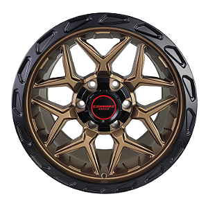 Jogo de Rodas Carraro Nashville Bronze – Aro 17x9 (6x139,7) ET 0