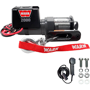 Guincho Elétrico Utilitário WARN Série 2000 (12V DC / 1 Tonelada)