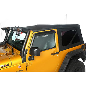 Capota de Lona Rugged Ridge 13737.01 Diamante Preto para Jeep Wrangler JK 2 Portas (2010-2018)